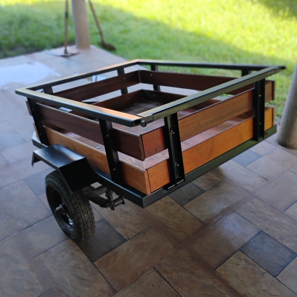 Vista lateral da caretinha